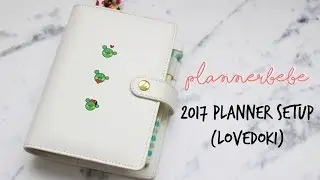 PLANNERBEBE | 2017 Planner Setup LoveDoki