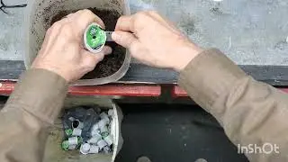 Removing coffee grounds from K-cups for composting