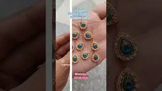 AD stone pendant, premium quality, nath making Raw material, jewellery making material #diamond