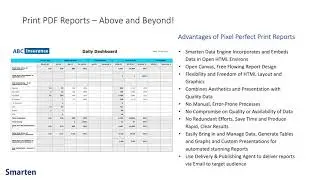 Smarten Pixel Perfect Print Reports | Stunning, Easy-To-Use Reports & Presentations