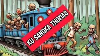 Ku sangka Thomas.. Ternyata apess!! Kehebatan ka Ros melawan zombie #zombie#upinipin#thomas #horror
