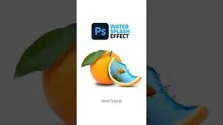 water splash effect #photoshop #tutorial