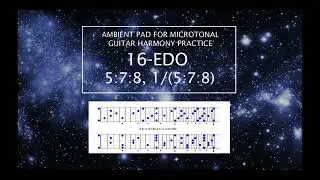 16-EDO D# 5:7:8 Ambient Pad for Microtonal harmony practice