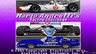 Mario Andretti Racing Challenge gameplay (PC Game, 1991)