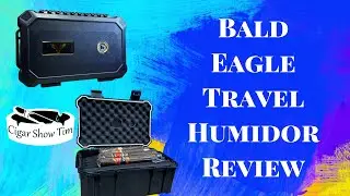 Bald Eagle Travel Humidor With Built-In Hygrometer
