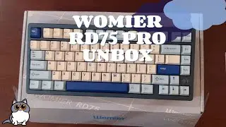 WOMIER RD75 PRO casual unbox 💙 extended sound test ✨ no talking
