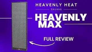Heavenly MAX Dual Chip Red Light Therapy Sauna Panel Review Heavenly Heat
