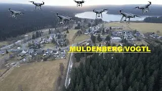 Muldenberg und die Talsperre Muldenberg im Dezember 2021