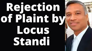 #489 - Rejection of Plaint by Locus Standi ??