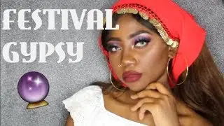 FESTIVAL FORTUNE TELLER MAKEUP TUTORIAL FT JUVIA&rsquo;S PLACE MASQUERADE PALETTE (& GREAT FOR HALLOWEEN!)