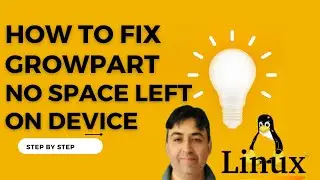 How to Fix growpart No space left on device in Linux