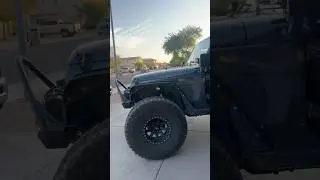 Always check your surroundings while moving a vehicle. I learned my lesson. #jeep #jku #ram #2500