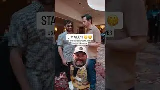 Asking Poker Players to Stay Silent Until They Hear a Player That&rsquo;s Better 😳 #wpt #casino #poker