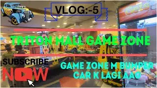 GAME ZONE MAI BUMPER CAR K LAGYI AAG 😱|| JAIPUR TRITON MALL || WORST GAME ZONE OF JAIPUR 🤬||