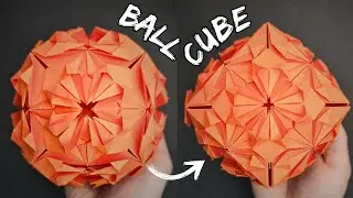 Paper Magic Cube-Ball | How To Fold a Transformation Cube