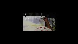 Fan Brush Watercolor Landscapes