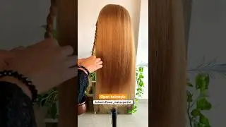 Open Hairstyle for Girls ✨ | Simple & Elegant Look #shorts
