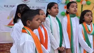 Vande Mataram Song Performance 🇮🇳 | Republic Day Special | R.K. Public School #song #viral #kids 