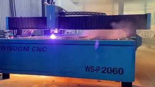 WS-P2060 CNC plasma and flame cutting machine with Hypertherm 200A plasma source