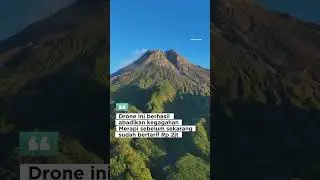 Keindahan Gunung Merapi yang diambil dari Drone 😍 | Jogja Official