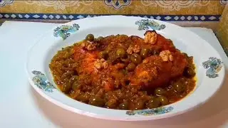 djaj m9ali الدجاج بالذغميرة زائد كيكة ديال القهوة
