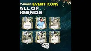 Free Icon Rewards In Hall of legends event 😍 #fifamobile #fcmobile #eafc24
