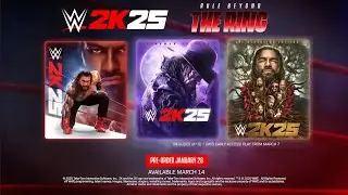 #WWE2K25 COVER REVEALS + UPDATED SMACKDOWN?!|#WWE2KNEWS
