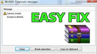 How To Fix WinRAR Cannot Create Archive.rar – Access is Denied / F: Drive is Read-Only
