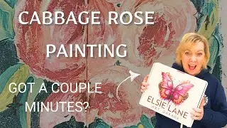 Painting some easy fast florals in my art journal