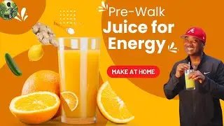 Best Pre-Walk Juice for Energy | Citrus Charge Recipe for Daily Walks