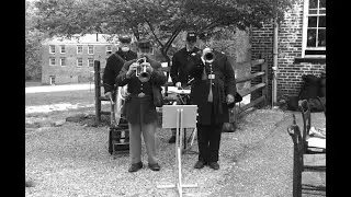 Two Civil War Bugle Marches with Drums. Quick Time and Quick March