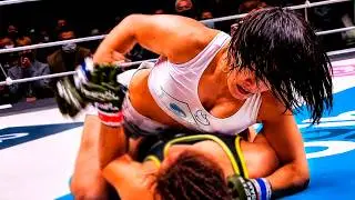 Girls MMA Fight – Aggressive Japanese Fighting Style | No One Gives Up
