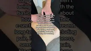 C-section scar massage