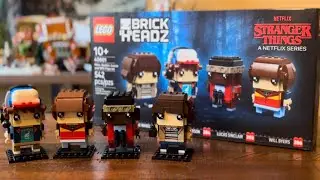 Обзор фигурок Майка, Дастина, Лукаса и Уилла из LEGO BrickHeadz &laquo;Очень странные дела&raquo;