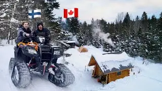 Spending a Week in Canada with @wildhomestead | Learning How To Build a Log Cabin