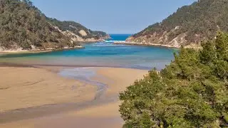 Playa del Sable - ría de Tina Menor. #cantabria #playas #drone