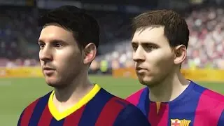 FIFA 15 vs FIFA 14 Faces - Barcelona | 1080p