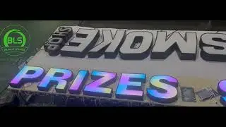 RGB Front Lit Channel Letters Sign &ndash; Customizable LED Business Sign!