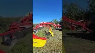 Fendt TMS Power mit 9 m Bandschwader von P&ouml;ttinger!🤩🌿🌞