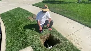 Ep 2 How to Repair Water Pipe Near Water Meter for $40