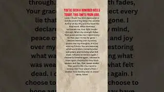 POWERFUL prayer for mental health healing