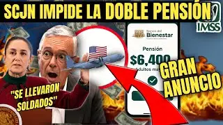 PENSION IMSS PENSI&Oacute;N DOBLE😱A SALINAS PLIEGO LE QUEDA UNA SEMANA🔥ATERRIZ&Oacute; AVI&Oacute;N GRINGO CON SOLDADOS🛬