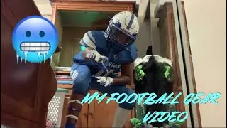 My football gear/suit up video 2019