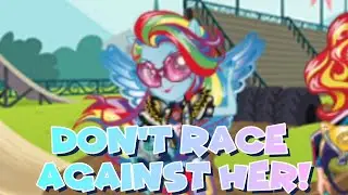DON'T RACE AGAINST RAINBOW DASH! RANDOM MLP GAMES