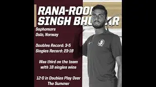 FSU Tennis: Rana-Roop Singh Bhullar