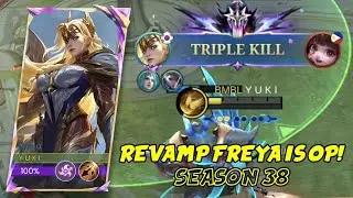FREYA IS OP!!! | FREYA REVAMP MOBILE LEGENDS SEASON 37 GAMEPLAY