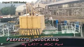 Perfecto undocking at drop anchor MGC PORT, Mariveles Bataan