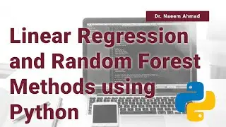 Quick Demonstration of Linear Regression and Random Forest Methods | Prediction Methods
