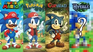 SONIC in different Games  (EVOLUTION)