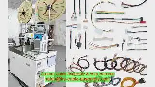 PTZ gimbal control cable IP68 overmolded GMSL2 LEMO to ITT LSZH jacket foil shield minus40 to 105C